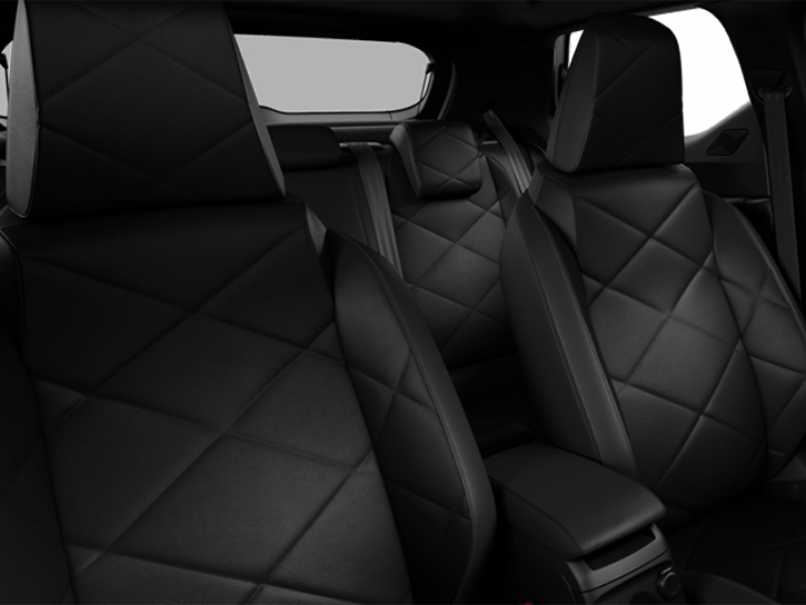 BASTILLE LEATHER - Black Basalt grained leather seats. Bronze decor. Black interior roof