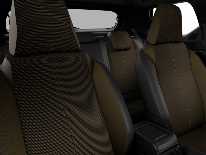 BASTILLE - Bronze Peruzzi cloth with Black Basalt leather effect fabric. Black interior roof