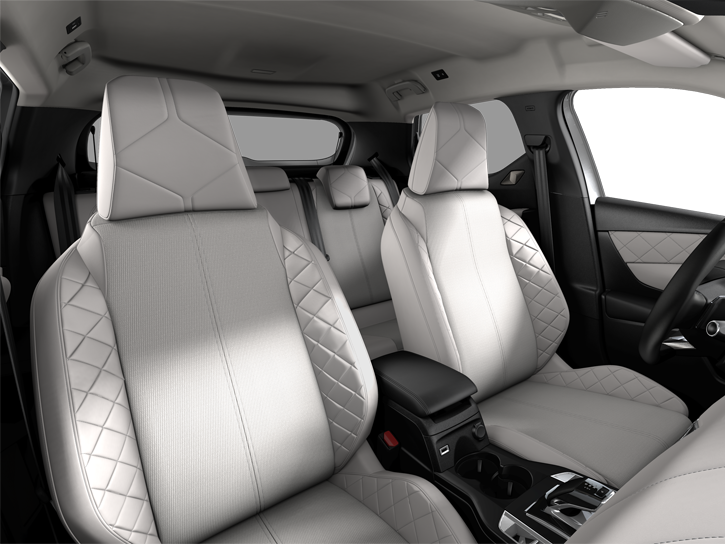RIVOLI - Pebble Grey Luxembourg cloth and Nappa leather. Light Grey interior roof