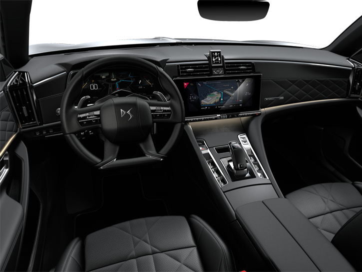 Basalt Black Leather Interior